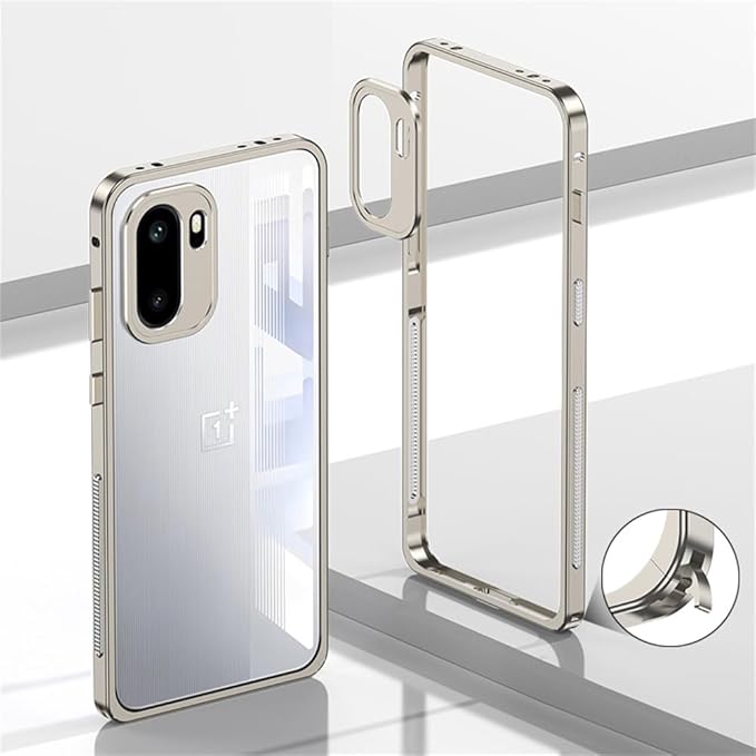 OnePlus - Alum Shield Pro Bumper Case With Lens Protector
