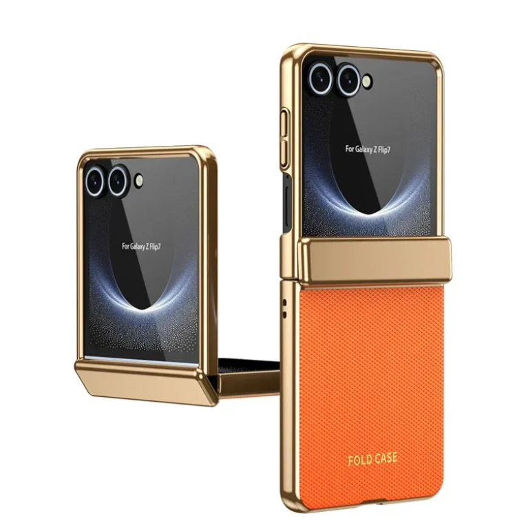 Golden Eclipse Flip Case