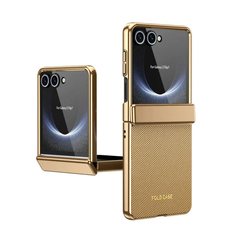 Golden Eclipse Flip Case